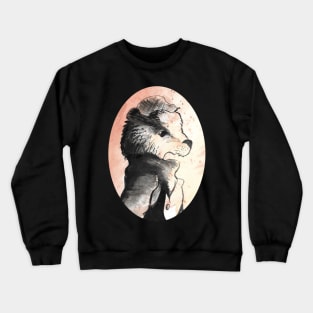 19th century badger -  fantasy inspired art and designs Crewneck Sweatshirt